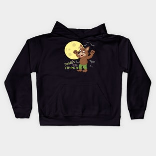 Dadda's Little Yipper - ABDL Baby Fur Werewolf Kids Hoodie